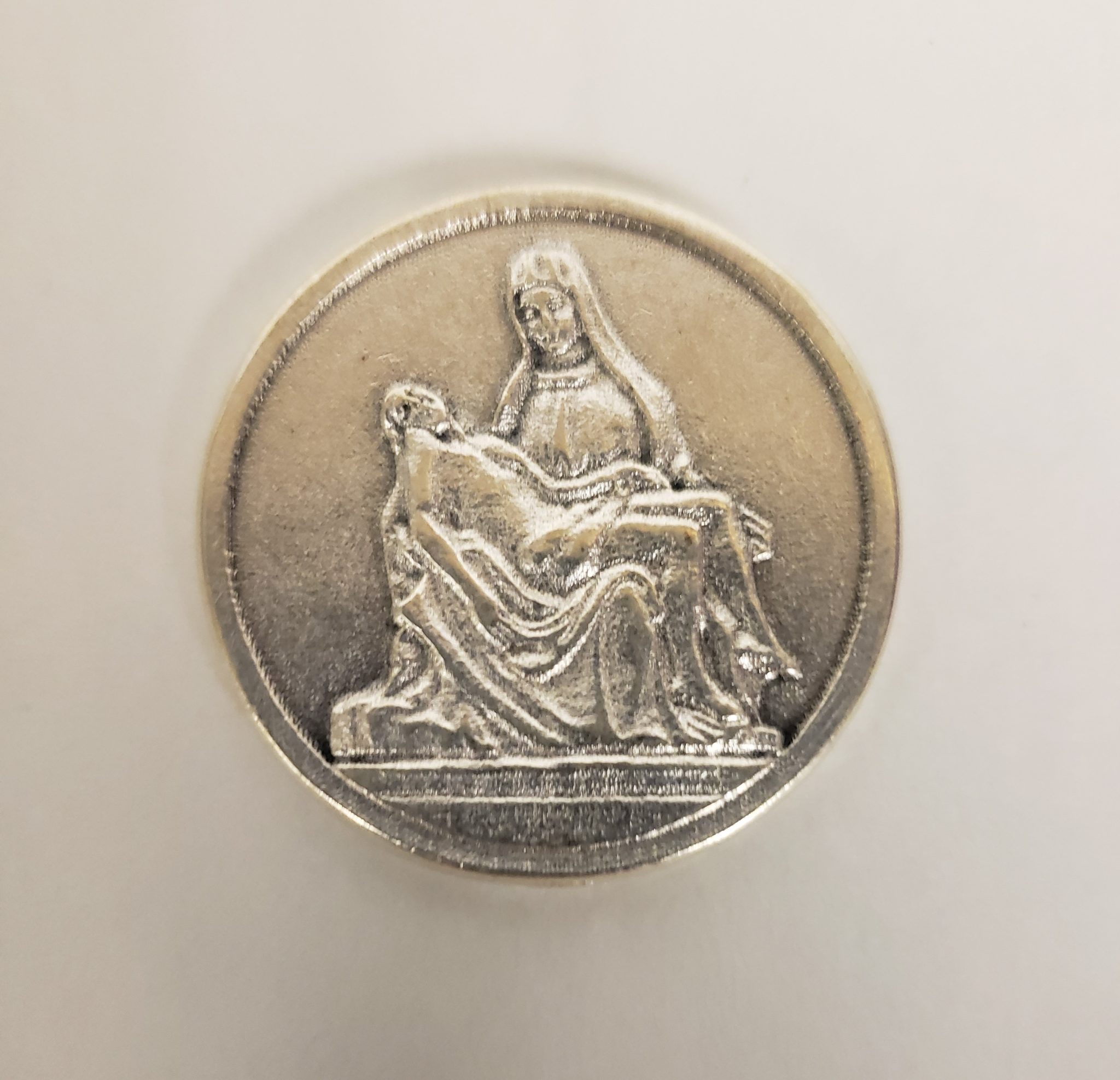 Pietà Prayer Coin – The National Sanctuary of Our Sorrowful Mother, The ...